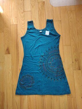 Tibetan Embroidered Tunic Made in Nepal